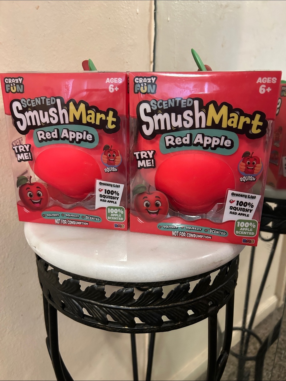 Scented SmushMart Red Apple Squishy Toy - Red